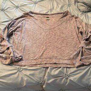 Free people gray top